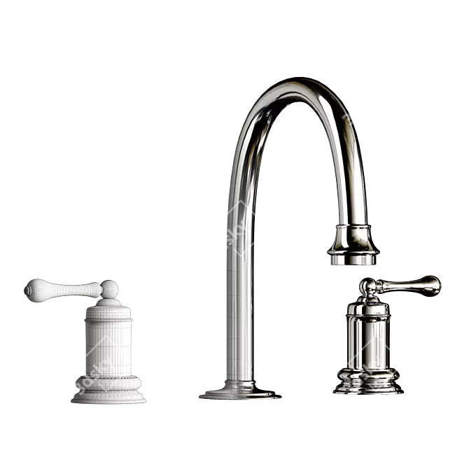 JUSTIME Classik 2 Kitchen Tap 3D model image 2
