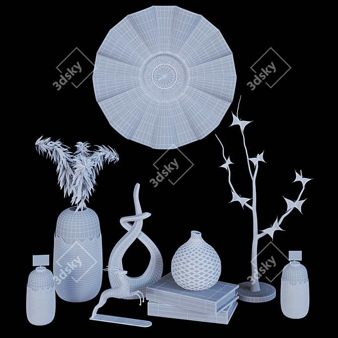 Exquisite Decorative Set 3D model image 4