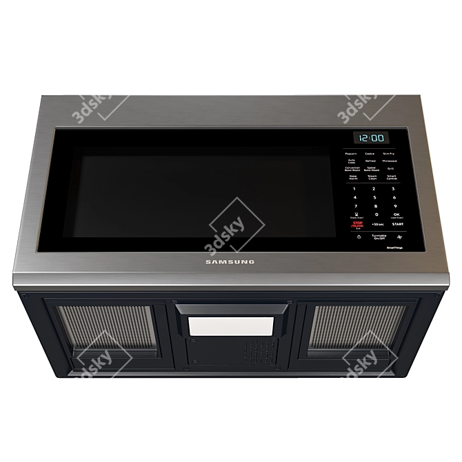 Samsung Appliance Set: Fridge, Range, Dishwasher 3D model image 5