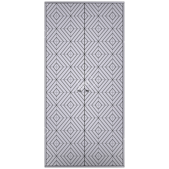 Modern IDEA TW211 Wardrobe 3D model image 3