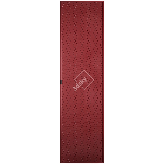Elegant CS201 Wardrobe: Modern Design & Spacious 3D model image 2