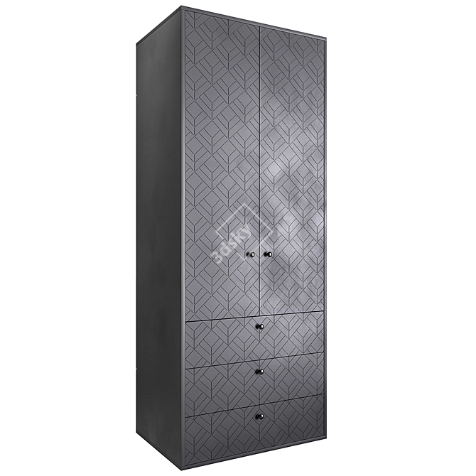 IDEA TW208 Wardrobe 3D model image 1
