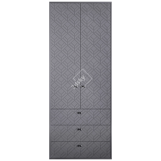 IDEA TW208 Wardrobe 3D model image 2