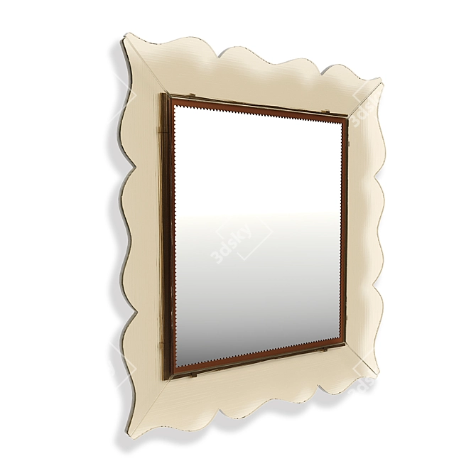 Carlo Scarpa 1939 Mirror: Model No. 77 3D model image 1