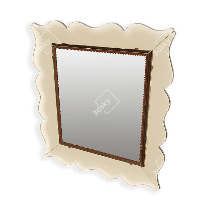 Carlo Scarpa 1939 Mirror: Model No. 77 3D model image 2