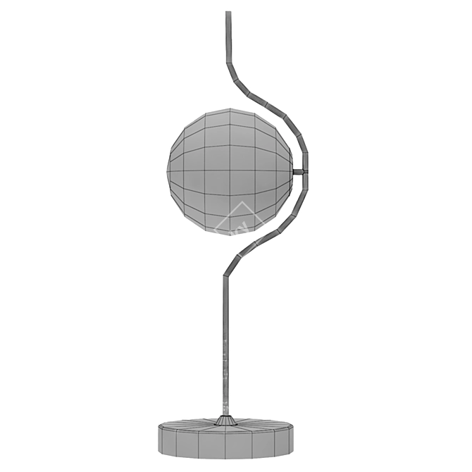 Modern Welling Table Lamp 3D model image 4