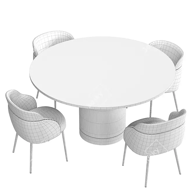 Bonaldo Dining Set: Miss My Way 3D model image 3