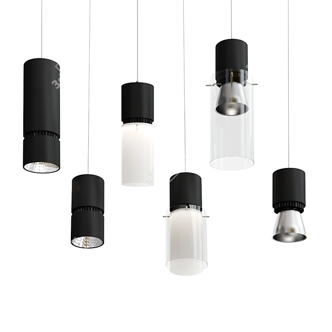 Stylish ARAMIS Pendant Lamp Collection! 3D model image 1