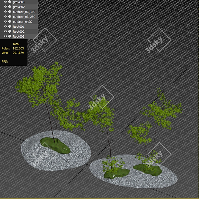 Nature-Inspired Outdoor Architecture 3D model image 6