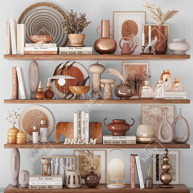 Elegant Decor Set28 3D model image 1