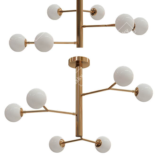 TWIGGY: Modern Lighting Fixture 3D model image 2