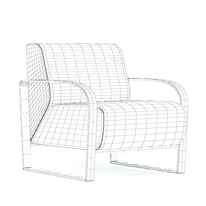 Elegant Viola Chair: Stylish & Comfortable 3D model image 4