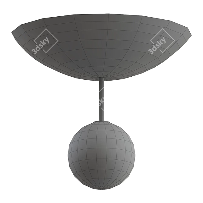 Dynamic Pendant Light: Up and Down 3D model image 3