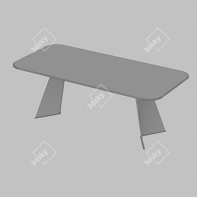 Modern Designer Dining Table by Art Interioors 3D model image 3