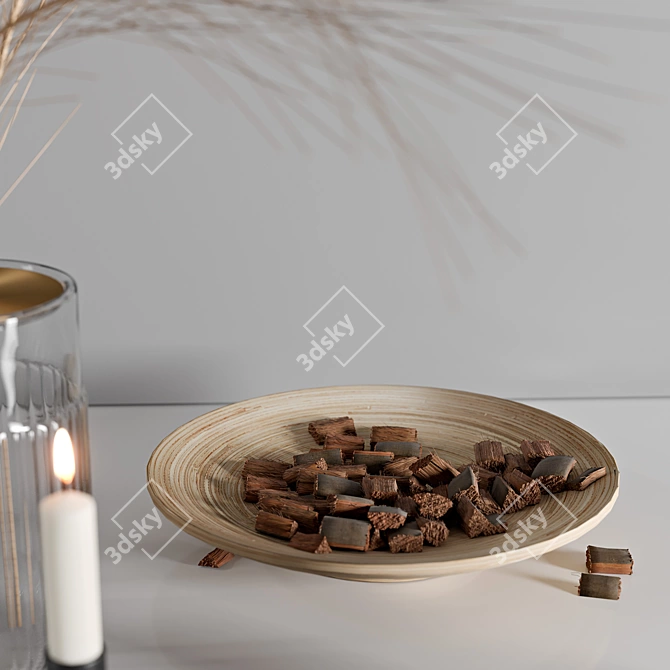 Modern Scandinavian Decor Set 3D model image 4