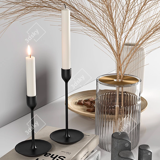 Modern Scandinavian Decor Set 3D model image 13