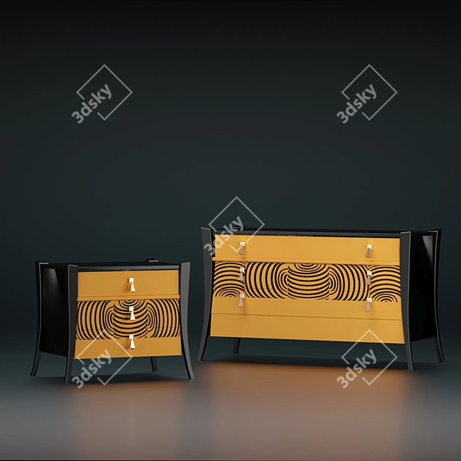 Elegant Assi D'Asolo Chest 3D model image 1