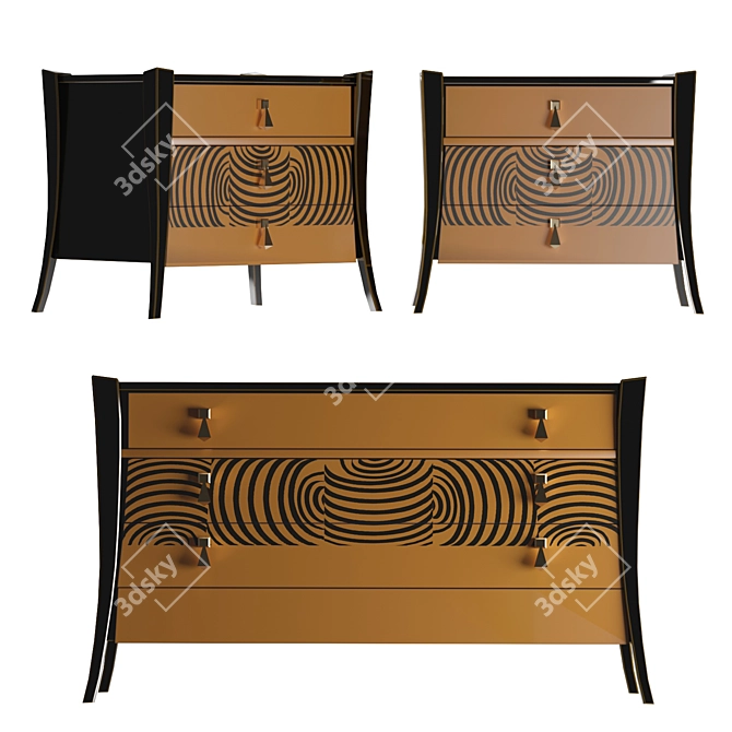 Elegant Assi D'Asolo Chest 3D model image 2