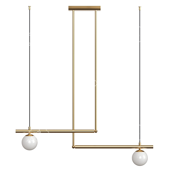 Barra 2 Light Fixing Bar - Modern Design 3D model image 1