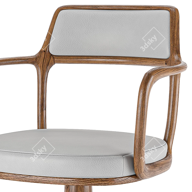 Giorgietti High/Low S.Back Baron Stool 3D model image 3