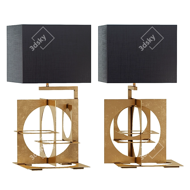 Sleek CL1965 Table Lamp - Luxurious Lighting 3D model image 1