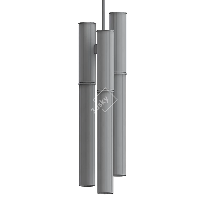 Majestic Sceptre Pendant 3D model image 2