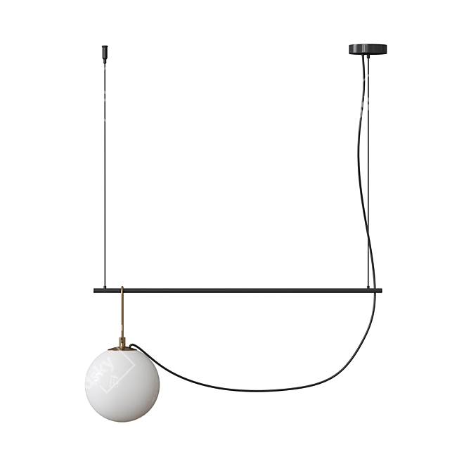 Artemide NH Suspension Lamp 3D model image 1