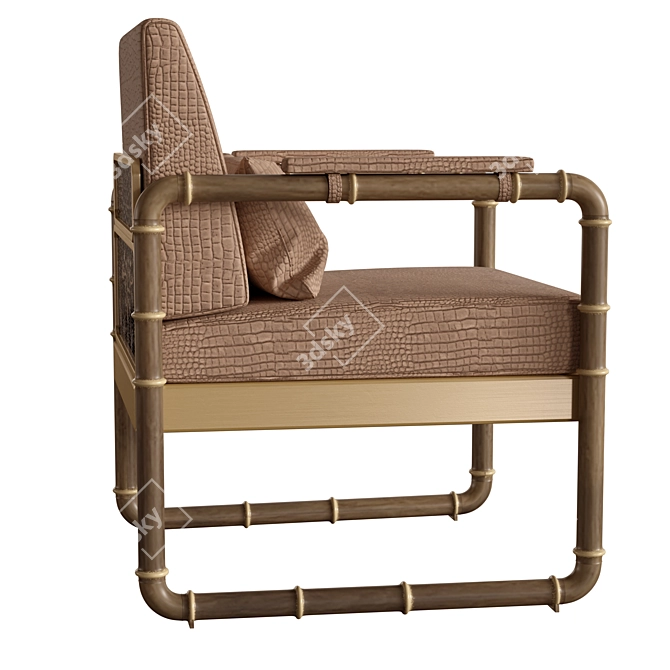Eastern Elegance: Sicis Siam Armchair 3D model image 3