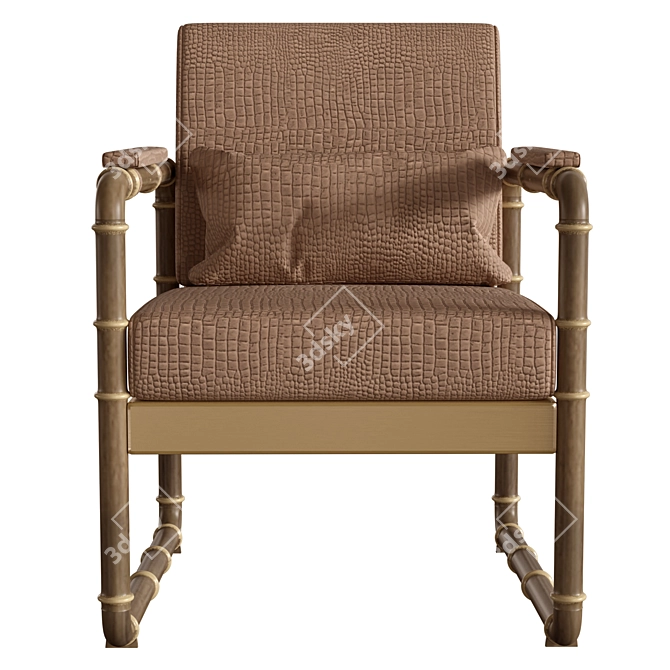 Eastern Elegance: Sicis Siam Armchair 3D model image 4