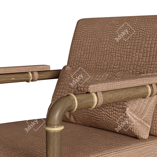 Eastern Elegance: Sicis Siam Armchair 3D model image 6