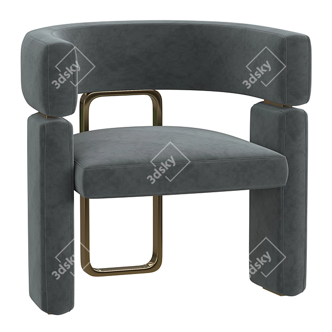 Elegant Margaret by Fendi 3D model image 1