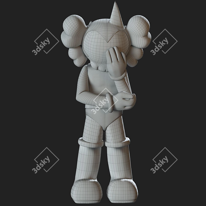 Limited Edition KAWS AstroBoy 3D model image 3