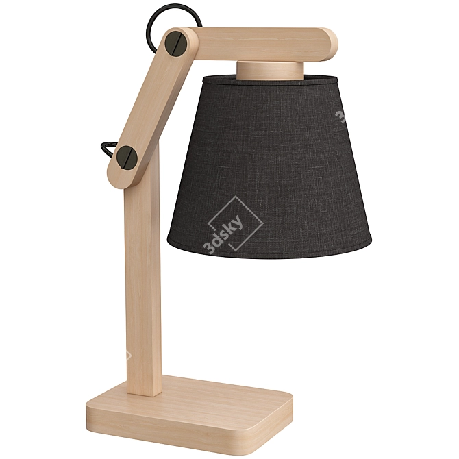 Modern Black Alfa 22718 Joga Lamp 3D model image 1