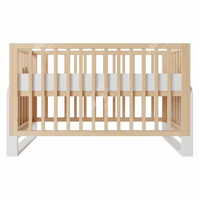 Convertible Baby Crib by Cristiana Felgueiras 3D model image 3