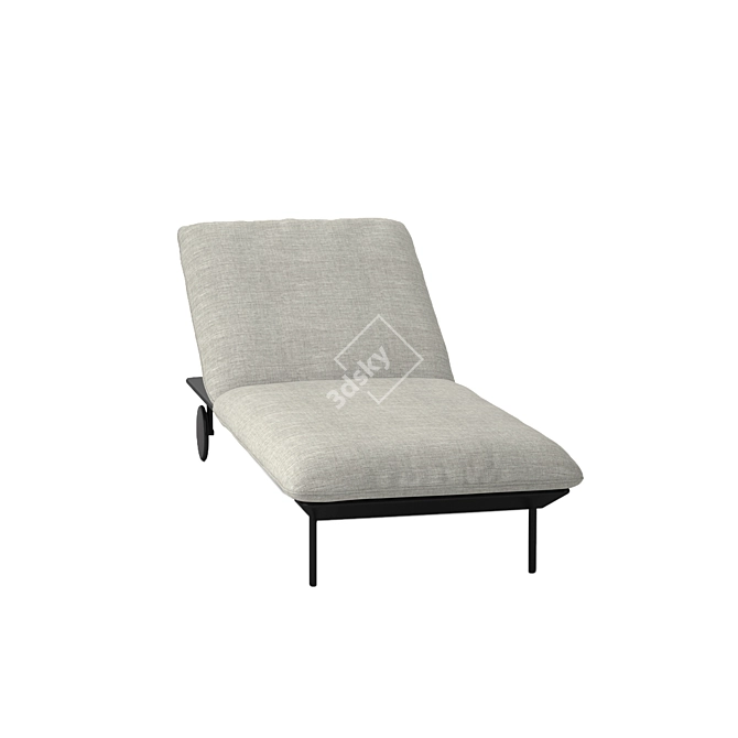 Elevate Your Lounge: Senja Lounger 3D model image 4