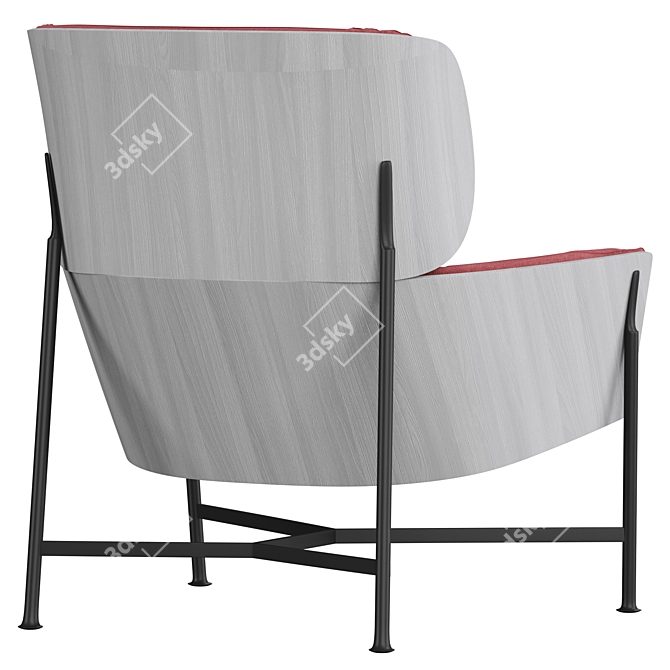 Modern SP01 Caristo Armchair 3D model image 4