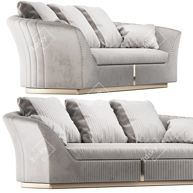 Giorgio Collection Charisma 4 Seater: Artistic Passion 3D model image 8