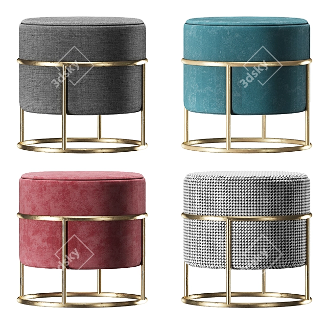Versatile Ottoman by Lets Loft 3D model image 1