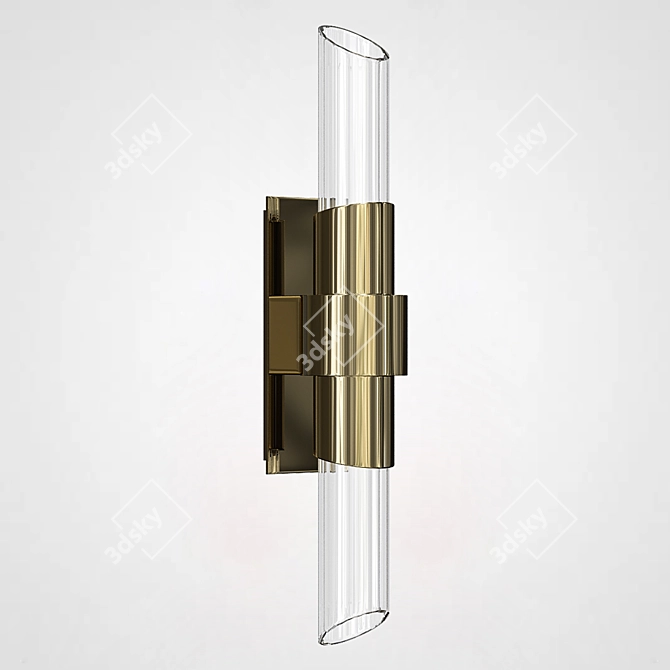 Tycho Small Wall Light: Elegant Illumination by ImperiumLoft 3D model image 2