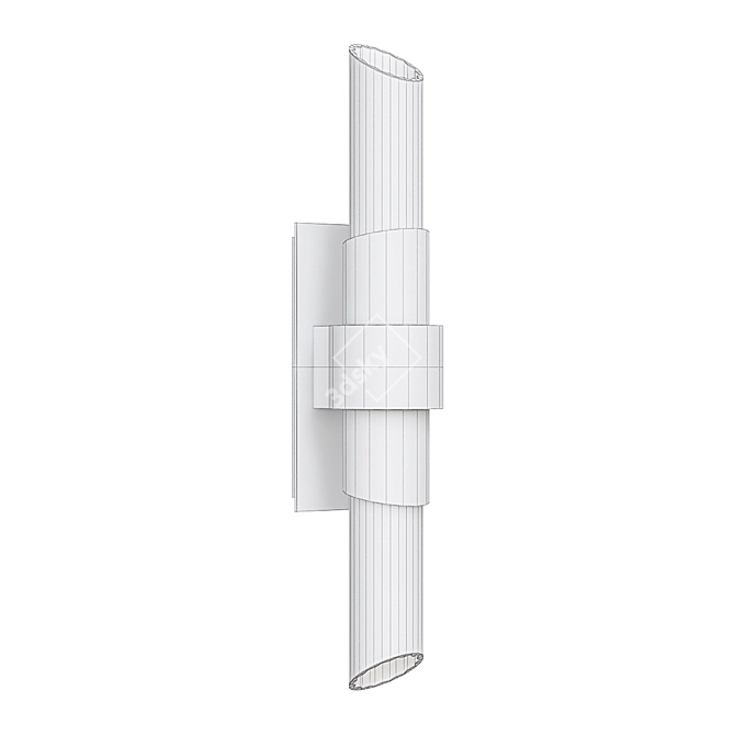 Tycho Small Wall Light: Elegant Illumination by ImperiumLoft 3D model image 3