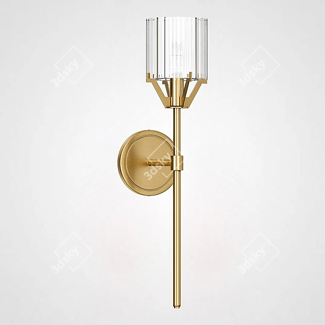 Valdampierre Rosebud Pendant Light 3D model image 2