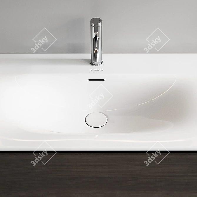 Duravit L-Cube Vanity Unit Set 3D model image 3