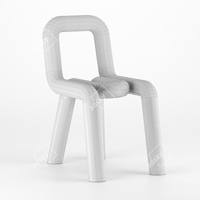 Contemporary Bold Chair: Must-Have Statement Piece 3D model image 4