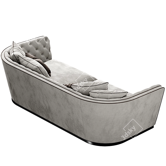 Paolo 230 Studiof Sofa - Sleek and Stylish for Modern Living 3D model image 4
