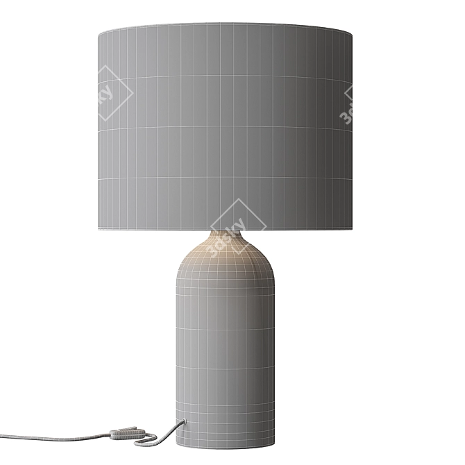 TONVIS Modern Glass Table Lamp 3D model image 3