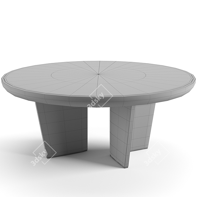 Trussardi Casa Dinning Set: Liubis Armchair & Madeley Table 3D model image 7