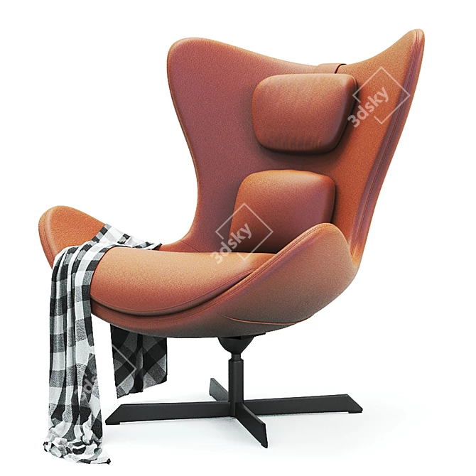 Lazy Comfort Armchair 3D model image 1