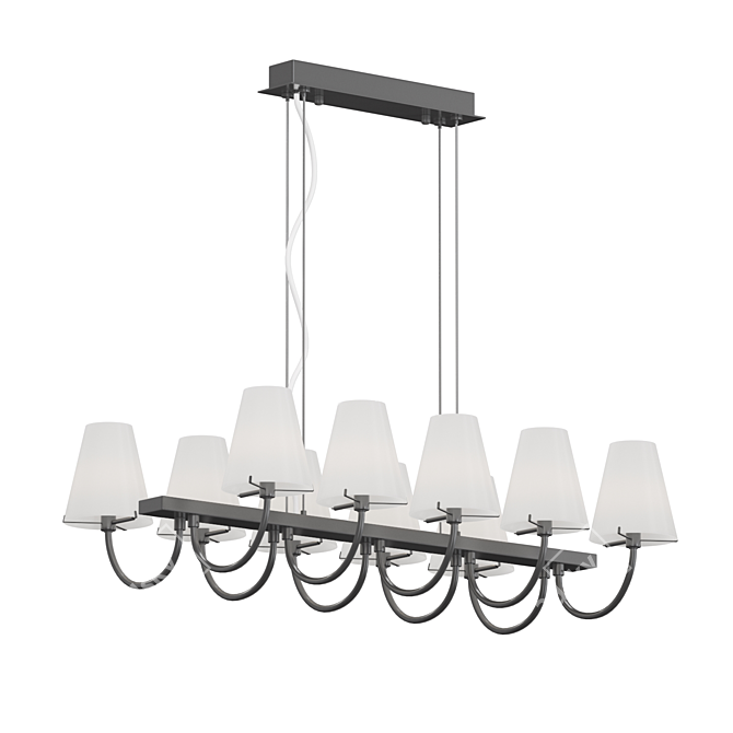 Modern 10-Light Lampatron INNIS 3D model image 1
