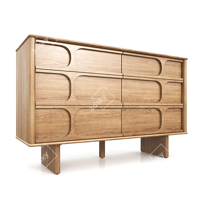 Stylish Wes Children's Furniture Set 3D model image 10