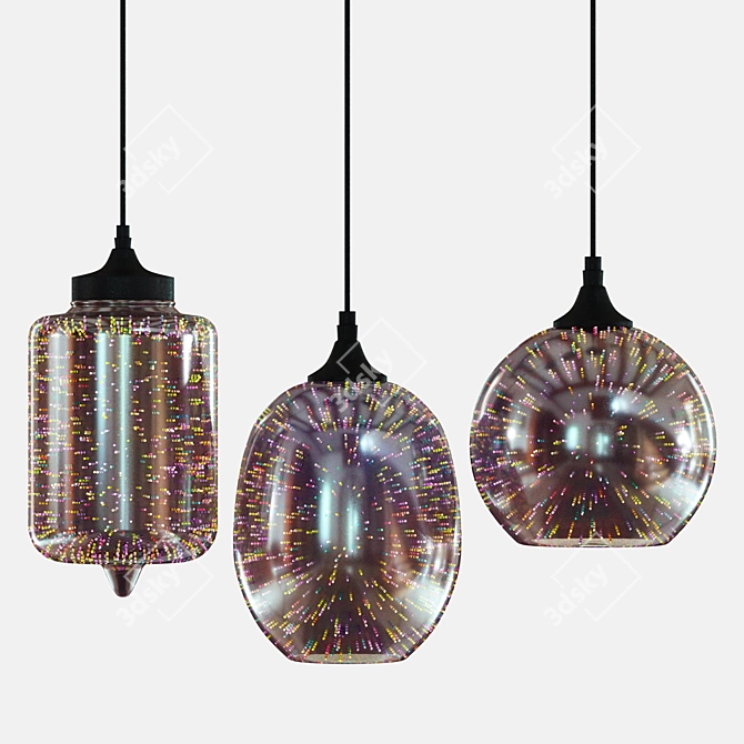 Arte Lamps MIRAGGIO Pendant Lights 3D model image 2